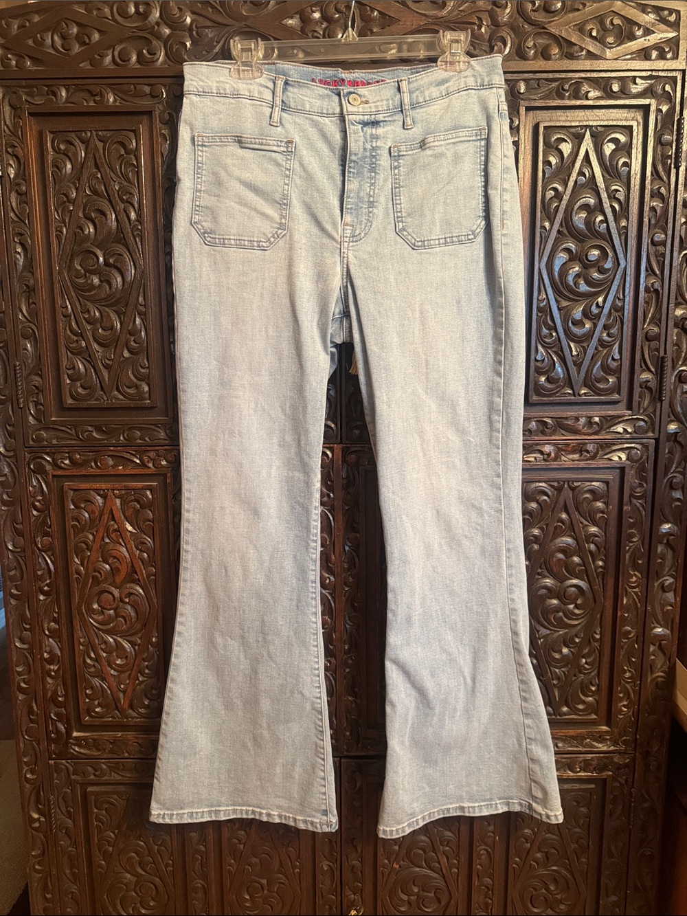 Lucky Brand Women's High-Rise Stevie Flare-Leg Denim Jeans 30